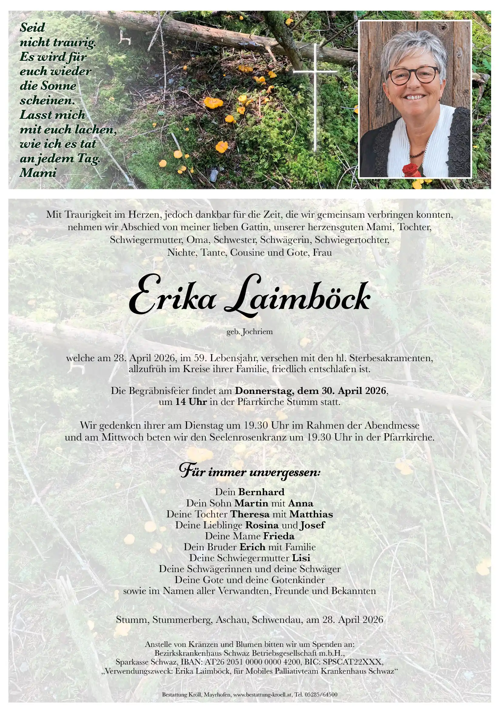 Parte von Erika Laimböck